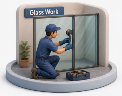 glass work